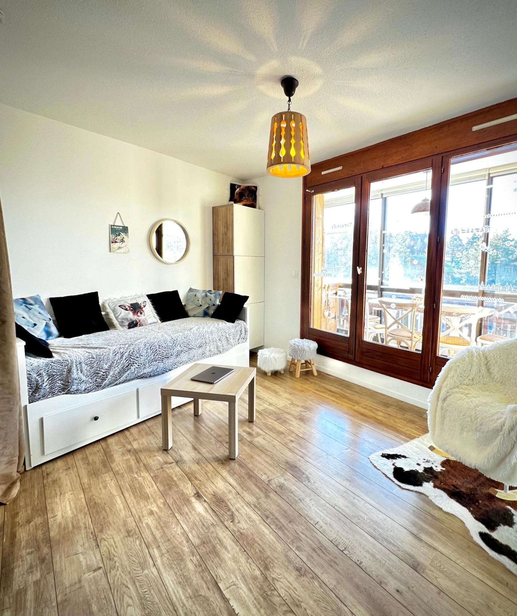 Apartamento La Joue Du Loup, Aux Pieds Des Pistes Et Vue Sur Montagnes Exterior foto